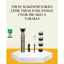 EstoreBox Şarjlı Titanyum Bıçaklı Saç ve Sakal Kesme Makinesi