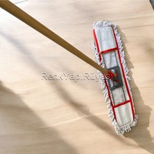Premini 50 cm Nemli Mop Paspas Takımı Geniş Temizlik Yüzeyi ve Toz Toplama
