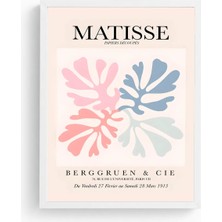 Huhuli Beyaz Ahşap Çerçeveli Henri Matisse Tablosu HUHU290