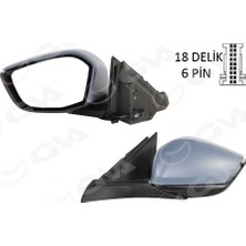 GVA Dış Dikiz Aynası Sol Opel Astra L 22> Peugeot P308 22> Manuel Katlanır
