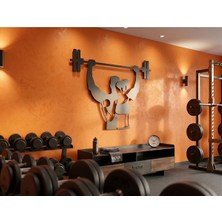 Mova Dizayn Dekoratif Metal Duvar Tablosu Fitness Gym ve Spor Salonlarına Özel Tasarım