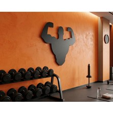 Mova Dizayn Dekoratif Metal Duvar Tablosu Fitness Gym ve Spor Salonlarına Özel Tasarım