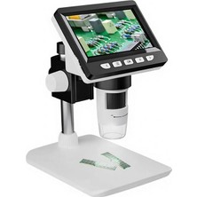 Ece Opto-Edu Dijital Mikroskop Tamirci Mikroskobu Mini 4.3" IPS LCD Ekran 1000X 1080P Büyütme