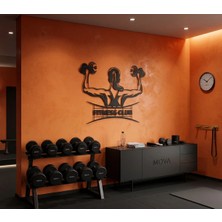 Mova Dizayn Dekoratif Metal Duvar Tablosu Fitness Gym ve Spor Salonlarına Özel Tasarım
