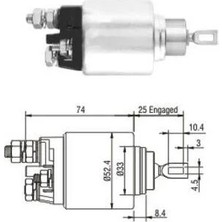 Bosch 2339305033-DEBRİYAJ Rölesi