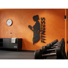 Mova Dizayn Dekoratif Metal Duvar Tablosu Fitness Gym ve Spor Salonlarına Özel Tasarım
