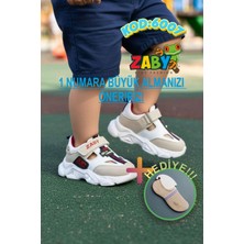 Zaby Erkek +  Kız  Çocuk Yazlık Spor Sandalet Rahat Taban + Çorap Hediye