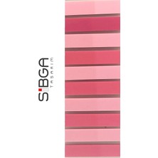 Sibga Tasarım Şeffaf Pembe Renkli Postit Post-It Post It. Kitap Ayracı Ayraç Postit Sticker Not Kağıdı 200 Yaprak