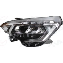GVA Far Ledli Sol Motorlu Renault Clıo V 19>23 Krom Çıtalı