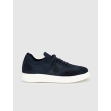 Cabani Lacivert Triko Detaylı Erkek Sneaker