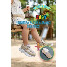 Zaby Erkek +  Kız  Çocuk Yazlık Spor Sandalet Rahat Taban + Çorap Hediye