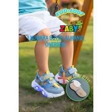 Zaby Erkek +  Kız  Çocuk Yazlık Spor Sandalet Rahat Taban + Çorap Hediye