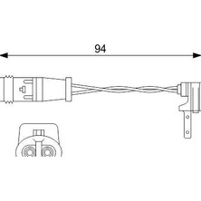 Bosch Balata Fısı Mercedes W176 W177 W246 W247 W205 C117 W213