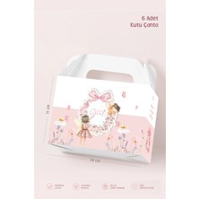 Neşeli Günlerim Peri Kızı Temalı Kutu Çanta Postacı 14X17 cm *6'lı Paket