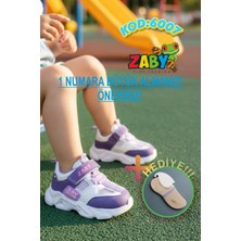 Zaby Erkek +  Kız  Çocuk Yazlık Spor Sandalet Rahat Taban + Çorap Hediye
