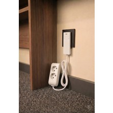 Gündüz Elektromarket Ultra Ince Fişli Uzatma Kablosu 2’li (1,5m)Dar Alanlar Için Şık ve Pratik Çözüm!