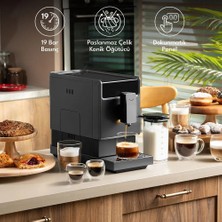Vestel ESPR 30 GR 19 Bar Basınç,Paslanmaz Çelik Konik Öğütücü, Dokunmatik Panel, Latte,Cappuccino,Espresso Makinesi