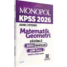 Monopol Yayınları 2026 Kpss Matematik Geometri Çözümlü Soru Bankası
