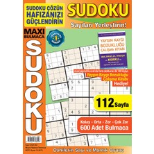 Maxi Bulmaca Sudoku 2021/02 112 Sayfa Kolektif Yazarı ile Türkçe Basım Eğlenceli Hobi Kitabı