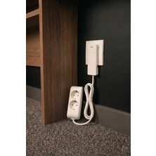 Gündüz Elektromarket Ultra Ince Fişli Grup Priz 2’li (4m)Dar Alanlar Için Şık ve Pratik Çözüm!
