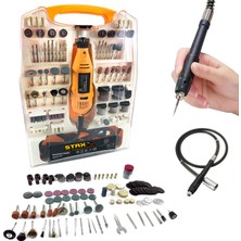 Staxx Power 350 Parça Hobi Gravür Zımpara Taşlama Makinesi 450 Watt Esnek Şaft Kablosu ile
