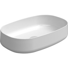 Newarc Colt Tezgah Üstü Lavabo Beyaz
