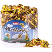 Elvan My Honey 8 gr x 100 Pirinç Patlağı Çikolata 800 gr Lezzetli ve Şekerli Özel Seri
