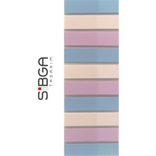 Sibga Tasarım Şeffaf Renkli Postit Post-It Post It. Kitap Ayracı Ayraç Postit Sticker Not Kağıdı 200 Yaprak