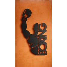 Mova Dizayn Dekoratif Metal Duvar Tablosu Fitness Gym ve Spor Salonlarına Özel Tasarım
