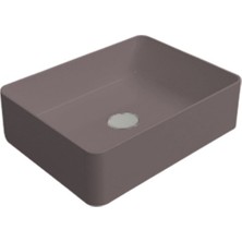 Newarc Silver Tezgah Üstü Lavabo Mat Antrasit