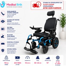 Tagesan P267 Fonksiyonel Akülü Tekerlekli Sandalye 43CM | Ayarlanabilir Yapısı, Güçlü Motoru ve Uzun Menziliyle Kullanıcı Odaklı Model