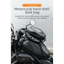 Rockbros 7l Sert Kabuk (Hard Shell) Bölmeli Motosiklet Tank & Kuyruk Çantası