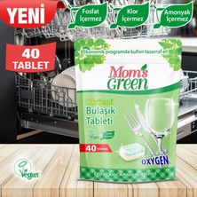 Mom's Green Oksijenli Bulaşık Makinası Tableti - 40 Adet
