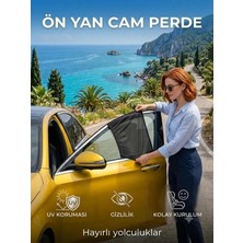 Ankaflex 2 Adet Araba Yan Cam Güneşlik File Bebek/kamp Için Isı Engelleyici Uv Koruması