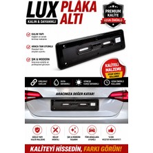PINUKS Plaka Altı Lux Kalın Siyah Dikdörtgen  Aksesuar Dünyası