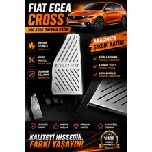 PINUKS Fıat Egea Cross Sol Ayak Dayama Krom Aksesuar Dünyası