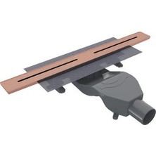 Hafele Streamline Duş Kanalı Yatay 600 mm Rose