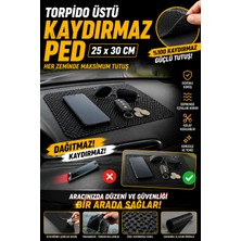 PINUKS Kaydırmaz Ped Torpido Üstü 25X30CM Siyah Aksesuar Dünyası