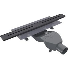 Hafele Streamline Duş Kanalı Yatay 600 mm Siyah