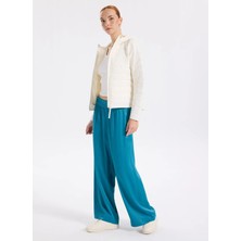 American Vintage Turkuaz Kadın Standart Pantolon TIDI10AH25NEP