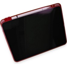 Aslanoğlu Store Xiaomi Pad 6 Kılıf Kalemlikli Mars Tablet Kılıfı - Kırmızı