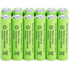 Gees Global 800 Mah 1.2V Aaa Ni-Cd Şarj Edilebilir Pil 12 Adet