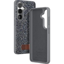Aslanoğlu Store Onegif Samsung Galaxy S26 Bright Simli Kapak - Gümüş