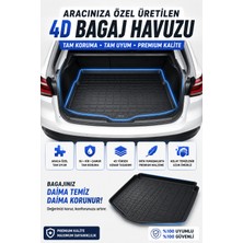 PINUKS Volkswagen Caddy  2022 Model Uyumlu Araca Özel Kesim 4d Bagaj Havuzu Tam Koruma