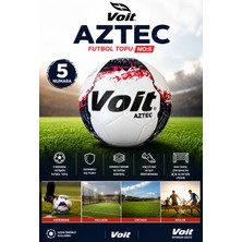 Voit Aztec Futbol Topu No:5 –antrenman ve Maç Topu, Dayanıklı Yüzey, Yetişkin Futbol Topu