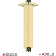 Hafele Neo S Tavan Tipi Tepe Duşu Borusu Mat Altın