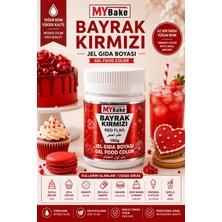 My Bake Mybake Bayrak Kırmızı Jel Gıda Boyası 100 G
