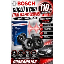 Bosch Kıa Rio 2014 Hb Model Uyumlu  Didit Korna Seti Çift Fişli 110DB 350 Hz/ 420 Hz
