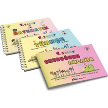 Mavi Önlük Yayınları 1. Sınıf Türkçe Matematik Okuduğunu Anlama Seti 3 Kitap Eğitim İçin