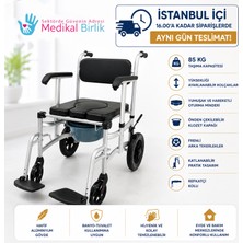Tagesan P690 Banyo Tuvalet Sandalyesi | Alüminyum Gövdeli, Katlanabilir ve Hijyenik Kullanım